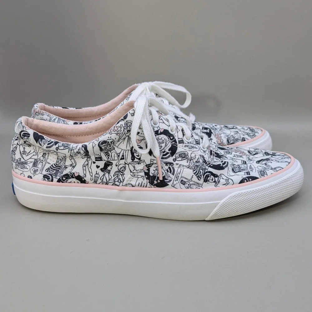 Keds x Betty and Veronica Archie Comics Canvas Sneakers WF61278 Womens Sz 9